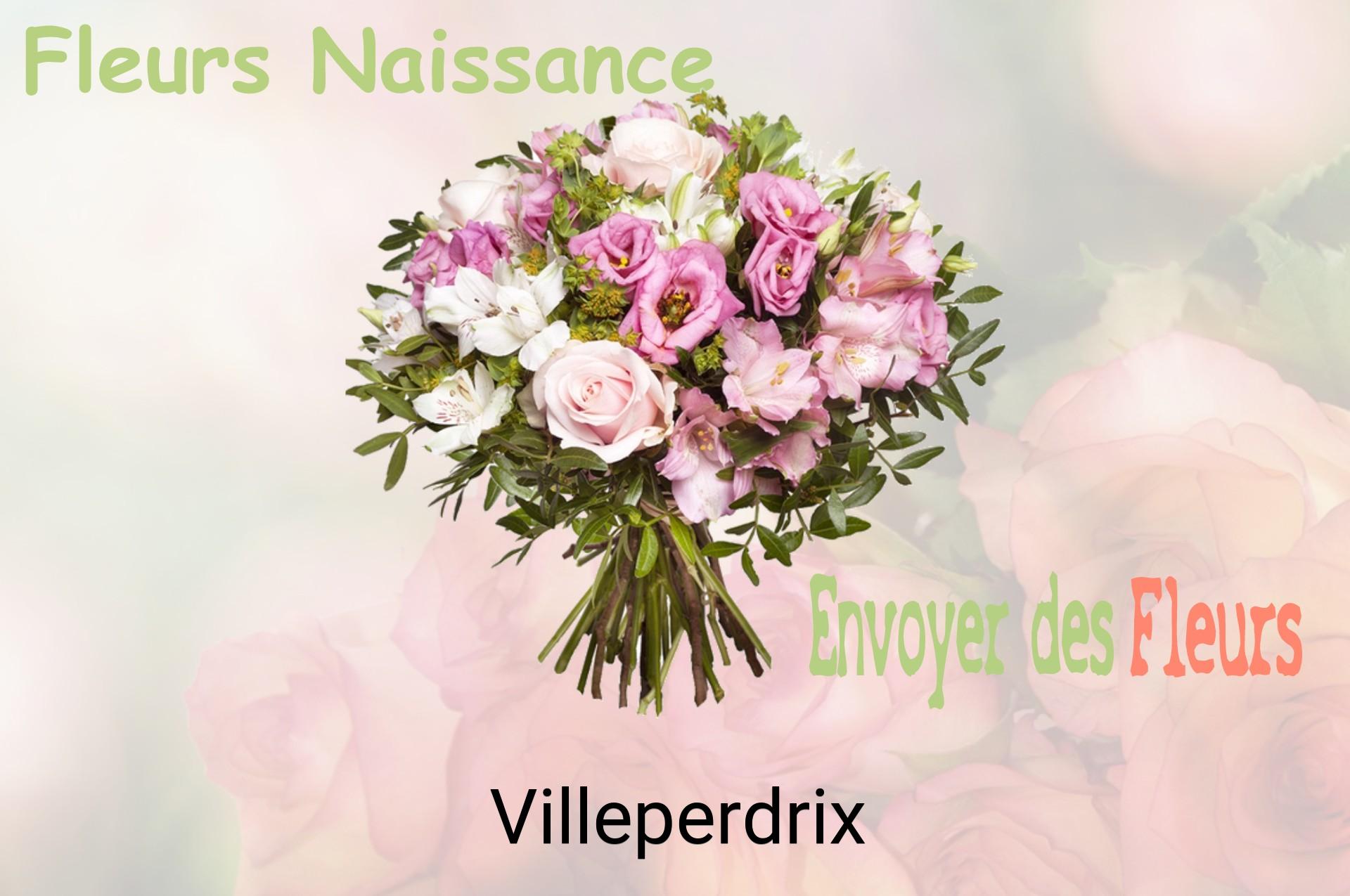 Bouquet de fleurs de naissance livré à Villeperdrix